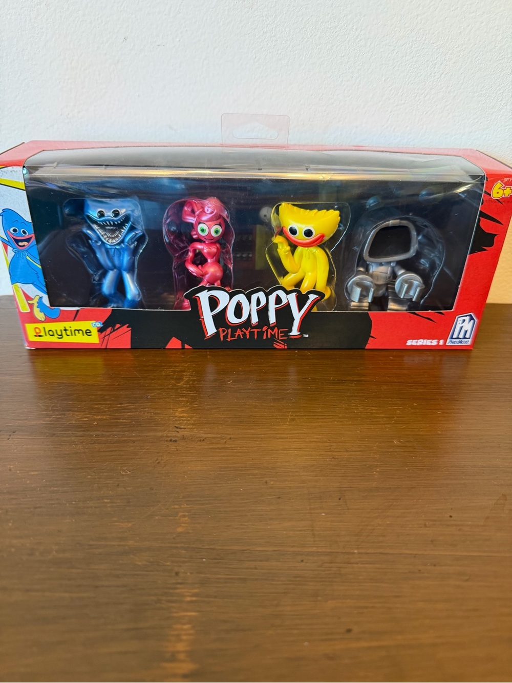 4-Figure Set - Blue, Pink, Yellow, Gray